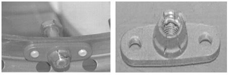 裝配后開裂形貌，螺母的開裂形貌