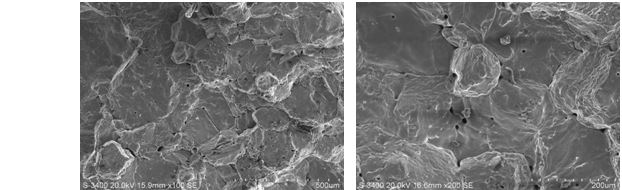 圖14-76 失效件斷口低倍形貌 圖14-77 失效件斷口低倍形貌 圖14-76 失效件斷口低倍形貌 圖14-77 失效件斷口低倍形貌