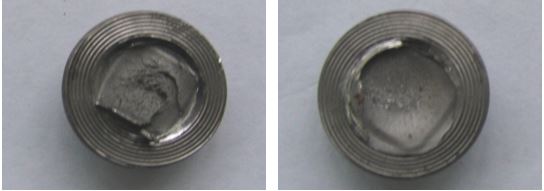 圖14-40 1號頭部斷口宏觀形貌 圖14-41 2號頭部斷口宏觀形貌 圖14-40 1號頭部斷口宏觀形貌 圖14-41 2號頭部斷口宏觀形貌