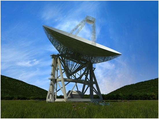 天問一號火星探測器，70米天線（GRAS-4）建成效果圖